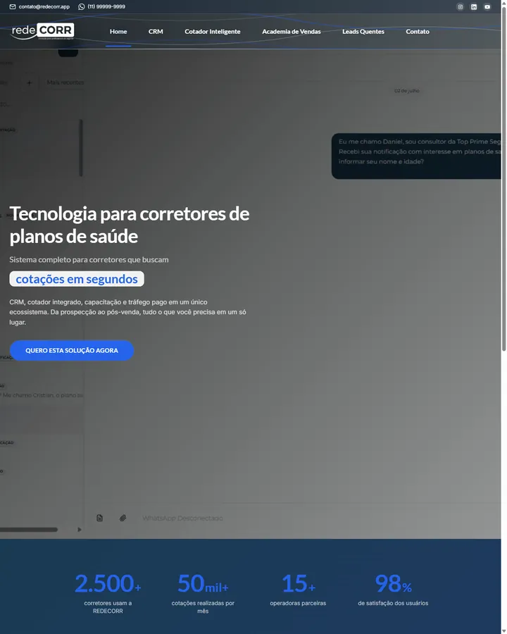 Plataforma redeCORR
